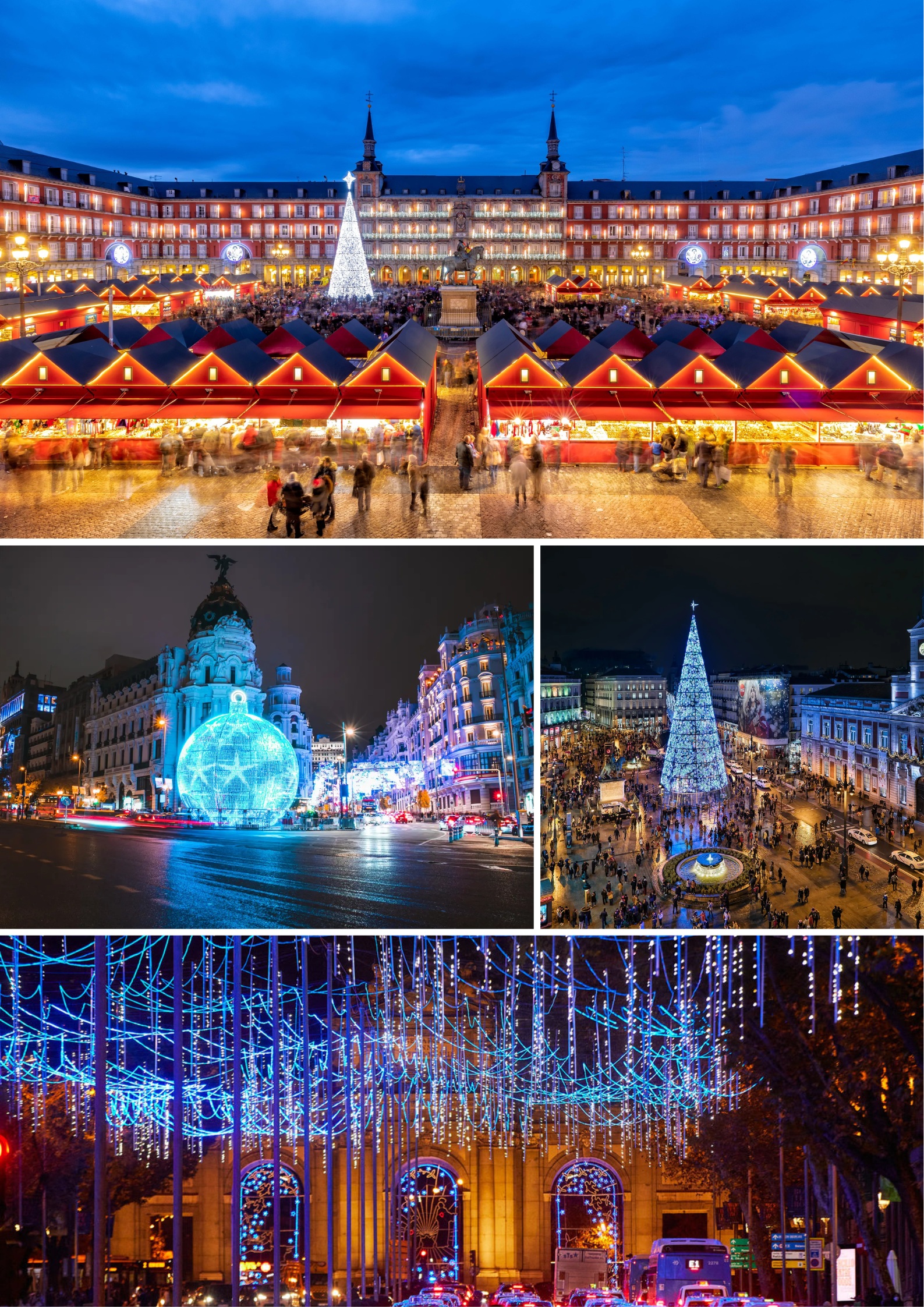 UN DIA EN MADRID: LUCES DE INVIERNO